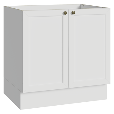 Balcão de Cozinha 80 cm 2 Portas (Sem Tampo) Branco Vik Madesa