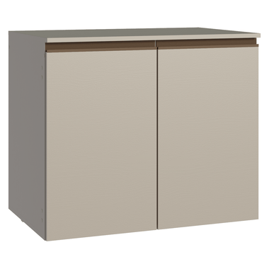 Balcão de Cozinha 80 cm 2 Portas Suspenso Crema Nice Madesa