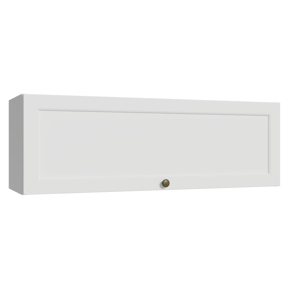Armário Aéreo 100 cm 1 Porta Basculante Branco Vik Madesa