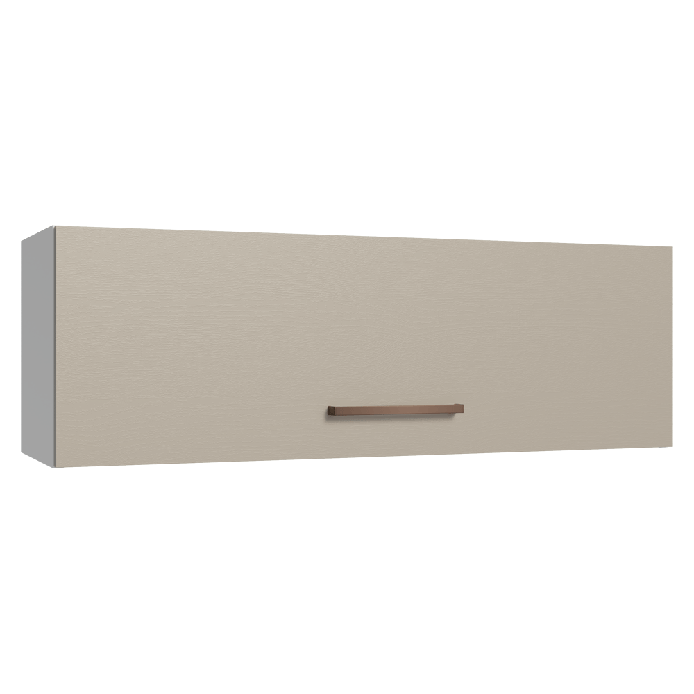 Armário Aéreo 100 cm 1 Porta Basculante Branco/Crema Agata Madesa