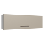 Armário Aéreo 100 cm 1 Porta Basculante Branco/Crema Agata Madesa
