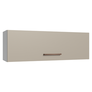 Armário Aéreo 100 cm 1 Porta Basculante Branco/Crema Agata Madesa