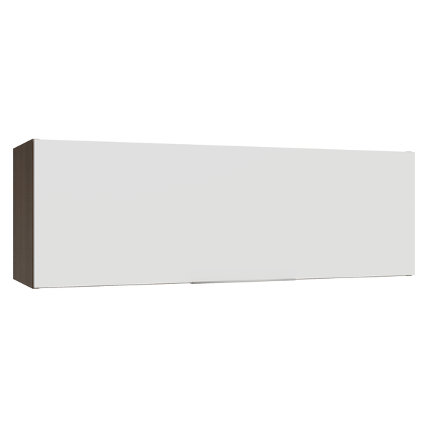 Armário Aéreo 100 cm 1 Porta Basculante Rustic/Branco Stella Madesa