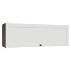 Armário Aéreo 100 cm 1 Porta Basculante Rustic/Branco Vik Madesa