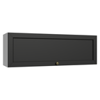 Armário Aéreo 100 cm 1 Porta Basculante Branco/Preto Vik Madesa