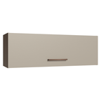 Armário Aéreo 100 cm 1 Porta Basculante Rustic/Crema Agata Madesa