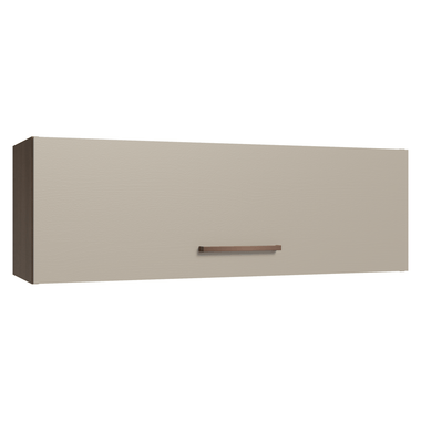 Armário Aéreo 100 cm 1 Porta Basculante Rustic/Crema Agata Madesa
