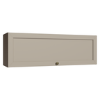 Armário Aéreo 100 cm 1 Porta Basculante Rustic/Crema Vik Madesa