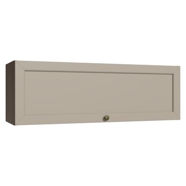 Armário Aéreo 100 cm 1 Porta Basculante Rustic/Crema Vik Madesa