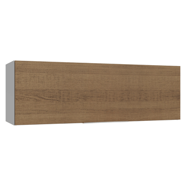 Armário Aéreo 100 cm 1 Porta Basculante Branco/Rustic Stella Madesa