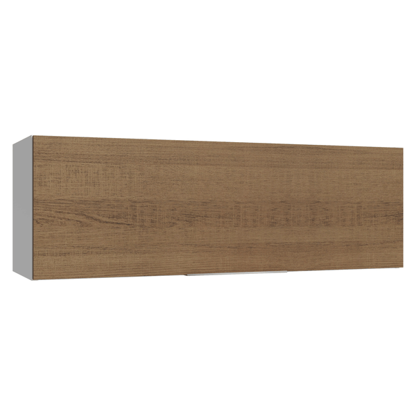 Armário Aéreo 100 cm 1 Porta Basculante Branco/Rustic Stella Madesa