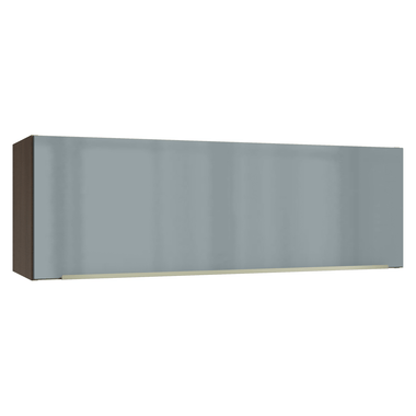 Armário Aéreo 100 cm 1 Porta Basculante Rustic/Cinza Lux Madesa