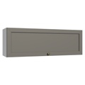 Armário Aéreo 100 cm 1 Porta Basculante Branco/Cinza Vik Madesa