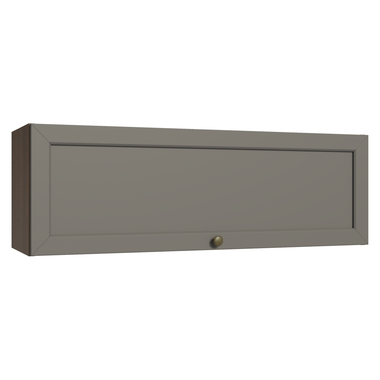 Armário Aéreo 100 cm 1 Porta Basculante Rustic/Cinza Vik Madesa