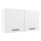 Armário Aéreo Madesa Agata 120 cm 2 Portas Branco