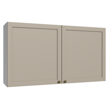 Armário Aéreo 120 cm 2 Portas Branco/Crema Vik Madesa