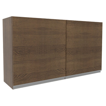 Armário Aéreo Madesa Glamy 120 cm 2 Portas Rustic