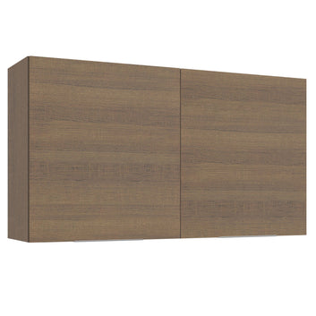 Armário Aéreo Madesa Stella 120 cm 2 Portas Rustic