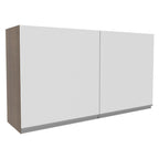Armário Aéreo Madesa Glamy 120 cm 2 Portas Rustic/Branco