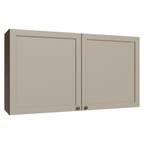 Armário Aéreo 120 cm 2 Portas Rustic/Crema Vik Madesa