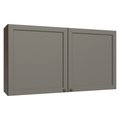 Armário Aéreo 120 cm 2 Portas Rustic/Cinza Vik Madesa