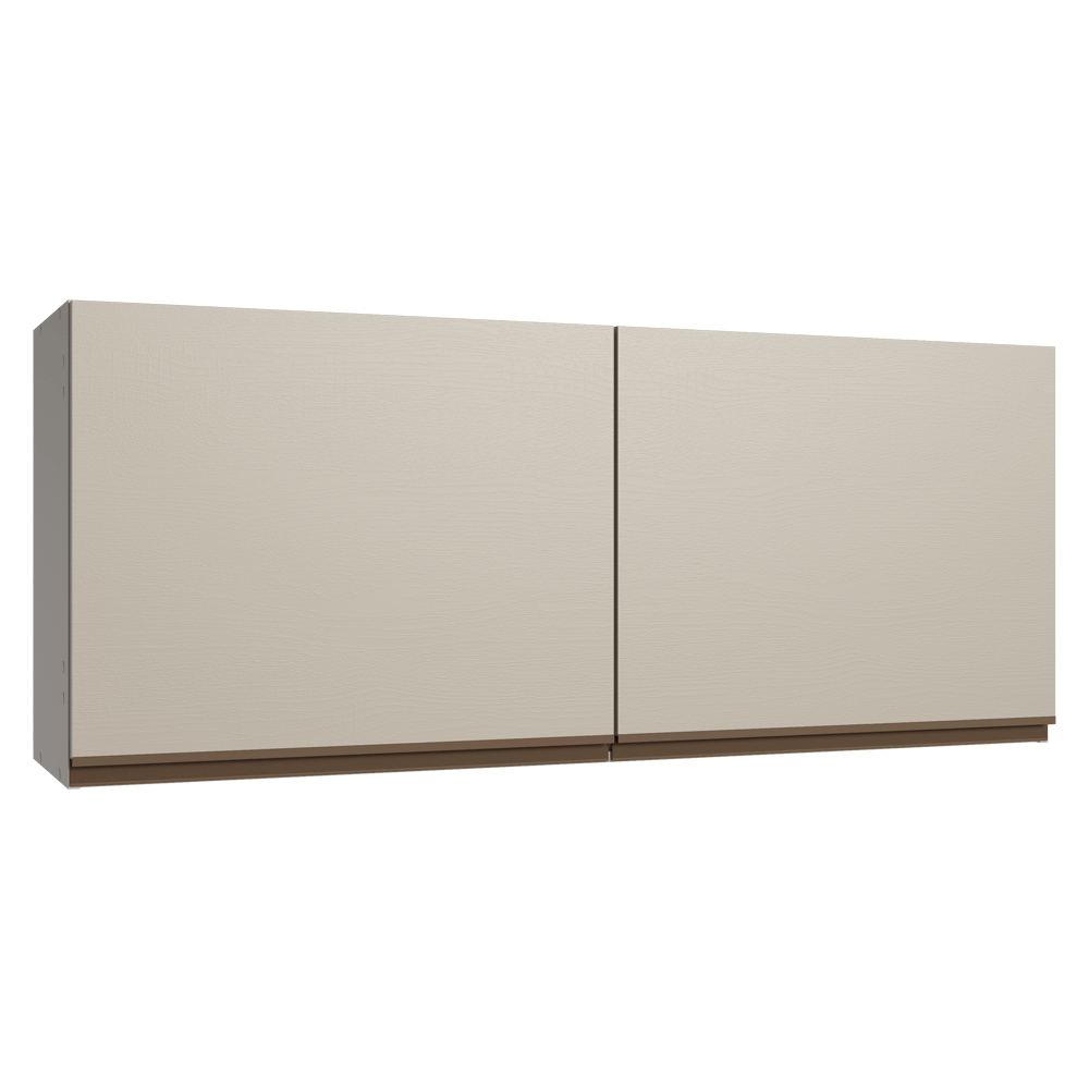 Armário Aéreo 120 cm 2 Portas Crema Nice Madesa