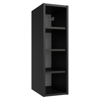 Adega 20 cm 4 Nichos Preto Madesa