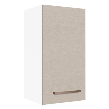 Armário Aéreo 35 cm 1 Porta Branco/Crema Agata Madesa