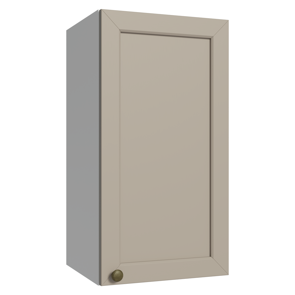 Armário Aéreo 35 cm 1 Porta Branco/Crema Vik Madesa