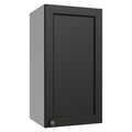 Armário Aéreo 35 cm 1 Porta Branco/Preto Vik Madesa