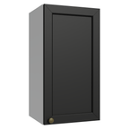 Armário Aéreo 35 cm 1 Porta Branco/Preto Vik Madesa