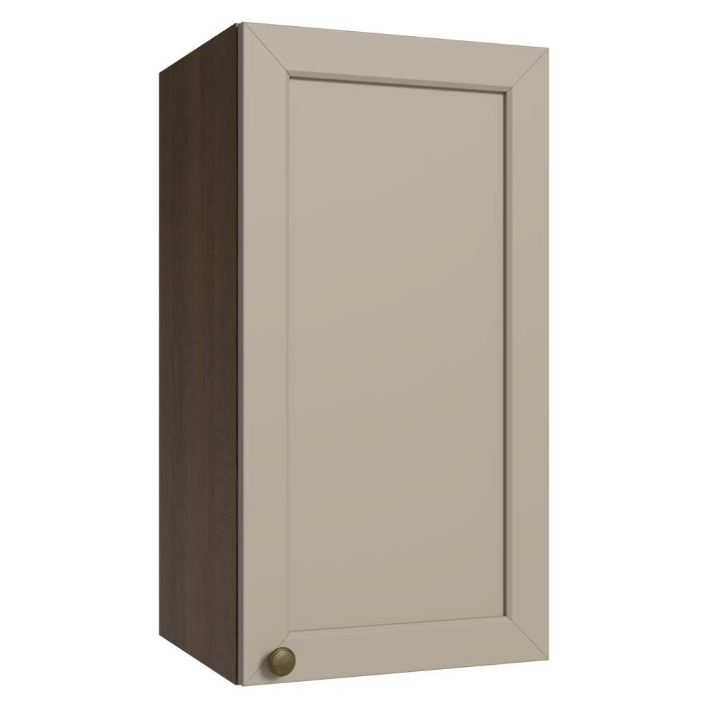 Armário Aéreo 35 cm 1 Porta Rustic/Crema Vik Madesa
