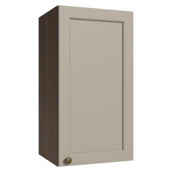 Armário Aéreo 35 cm 1 Porta Rustic/Crema Vik Madesa