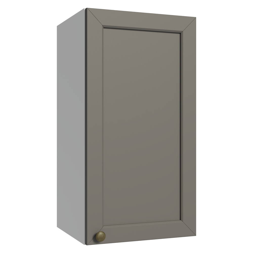 Armário Aéreo 35 cm 1 Porta Branco/Cinza Vik Madesa
