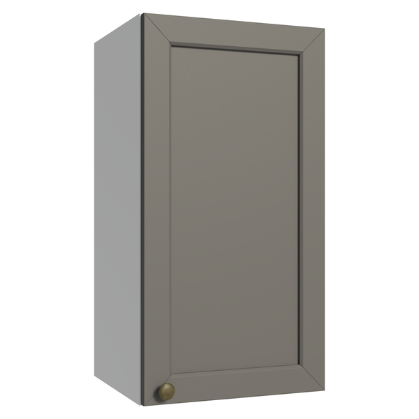 Armário Aéreo 35 cm 1 Porta Branco/Cinza Vik Madesa