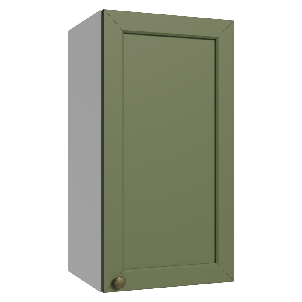 Armário Aéreo 35 cm 1 Porta Branco/Verde Vik Madesa