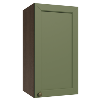 Armário Aéreo 35 cm 1 Porta Rustic/Verde Vik Madesa