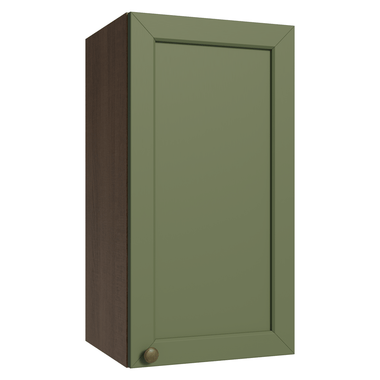 Armário Aéreo 35 cm 1 Porta Rustic/Verde Vik Madesa