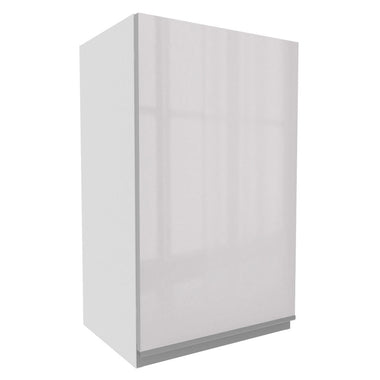 Armário Aéreo Madesa Acordes 100% MDF 40 cm 1 Porta Branco Brilho