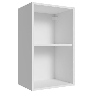 Armário Aéreo 40 cm com 2 Nichos Abertos para Cozinha Madesa Lux, Glamy, Agata, Stella Branco