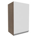 Armário Aéreo Madesa Glamy 40 cm 1 Porta Rustic/Branco
