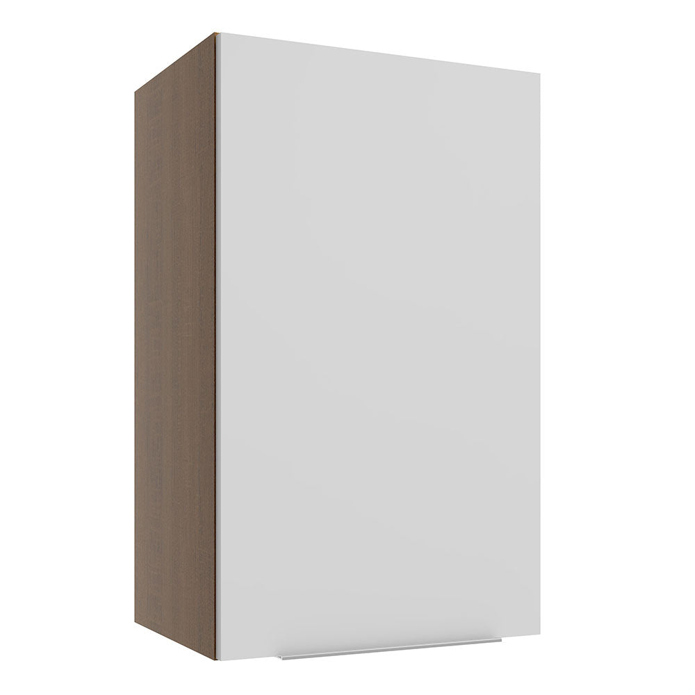 Armário Aéreo Madesa Stella 40 cm 1 Porta Rustic/Branco