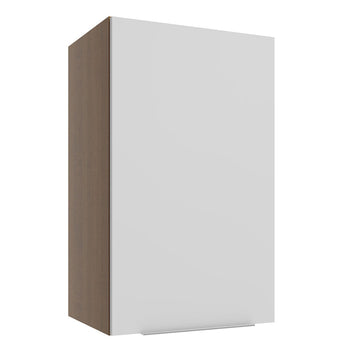 Armário Aéreo Madesa Stella 40 cm 1 Porta Rustic/Branco