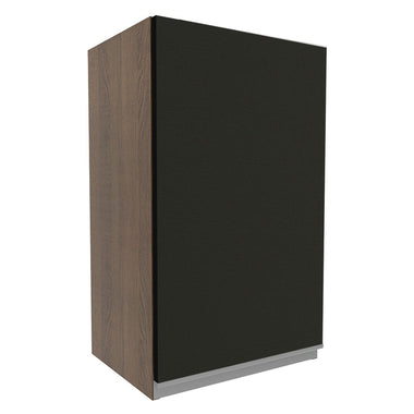 Armário Aéreo Madesa Glamy 40 cm 1 Porta Rustic/Preto