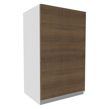 Armário Aéreo Madesa Glamy 40 cm 1 Porta Branco/Rustic