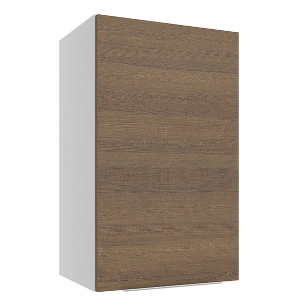 Armário Aéreo Madesa Stella 40 cm 1 Porta Branco/Rustic