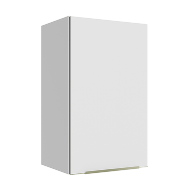 Armário Aéreo Madesa Lux 40 cm 1 Porta Branco/Branco Veludo