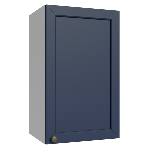 Armário Aéreo 40 cm 1 Porta Branco/Azul Vik Madesa
