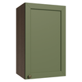 Armário Aéreo 40 cm 1 Porta Rustic/Verde Vik Madesa
