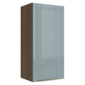 Armário Aéreo Madesa Lux 40 x 83 cm 1 Porta Rustic/Cinza